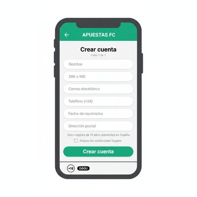 Registro y verificación KYC en una casa de apuestas de fútbol